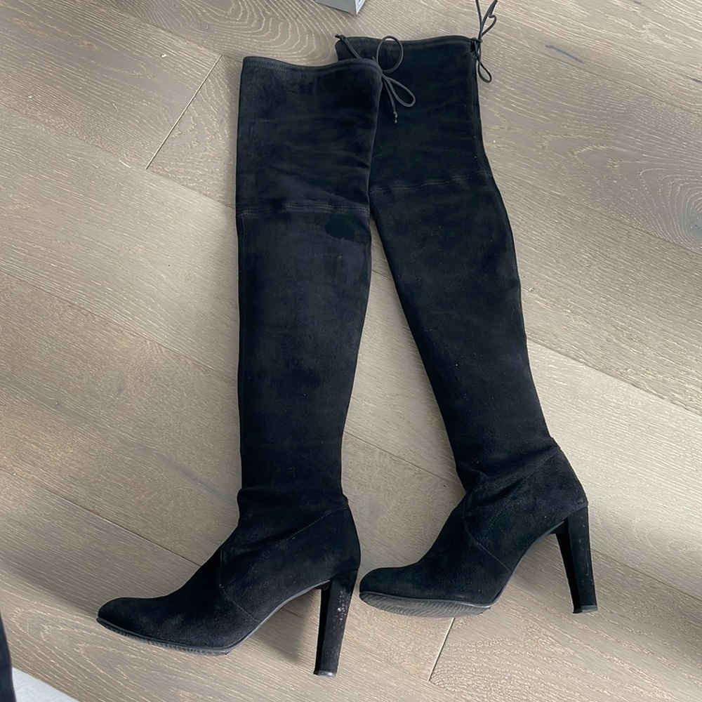 Stuart Weitzman Highland Black Boots
